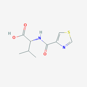 (2R)-3-methyl-2-(1,3-thiazole-4-carbonylamino)butanoic acid