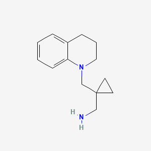 [1-(3,4-dihydro-2H-quinolin-1-ylmethyl)cyclopropyl]methanamine