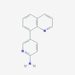 5-Quinolin-8-ylpyridin-2-amine