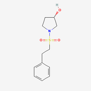 (3S)-1-(2-phenylethylsulfonyl)pyrrolidin-3-ol