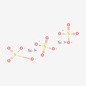 molecular formula O12S3Sc2 B076056 Discandium trisulphate CAS No. 13465-61-7