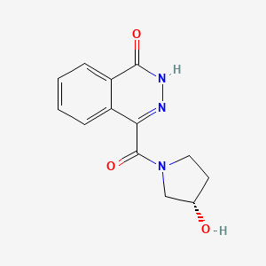 4-[(3S)-3-hydroxypyrrolidine-1-carbonyl]-2H-phthalazin-1-one