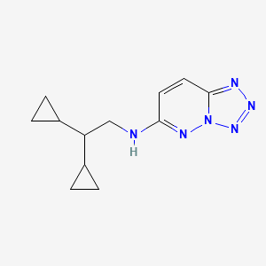 N-(2,2-dicyclopropylethyl)tetrazolo[1,5-b]pyridazin-6-amine