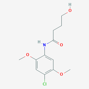 N-(4-chloro-2,5-dimethoxyphenyl)-4-hydroxybutanamide