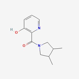 (3,4-Dimethylpyrrolidin-1-yl)-(3-hydroxypyridin-2-yl)methanone