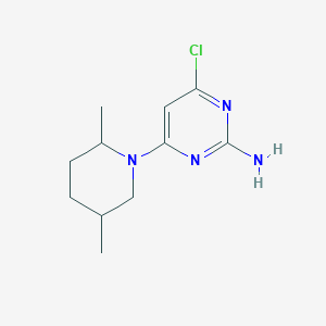 4-Chloro-6-(2,5-dimethylpiperidin-1-yl)pyrimidin-2-amine