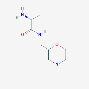 (2R)-2-amino-N-[(4-methylmorpholin-2-yl)methyl]propanamide