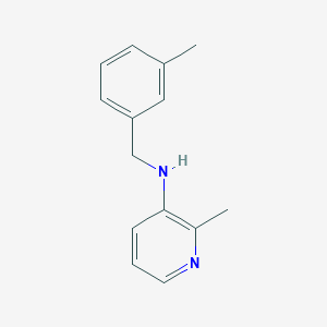 2-methyl-N-[(3-methylphenyl)methyl]pyridin-3-amine