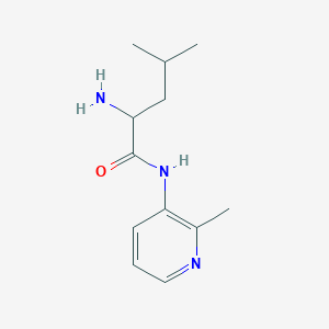 2-amino-4-methyl-N-(2-methylpyridin-3-yl)pentanamide