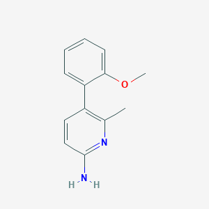 5-(2-Methoxyphenyl)-6-methylpyridin-2-amine