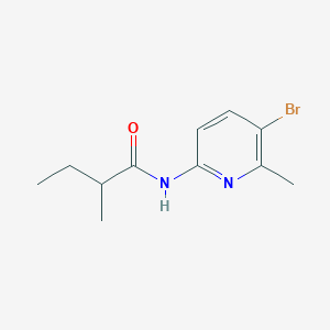 N-(5-bromo-6-methylpyridin-2-yl)-2-methylbutanamide