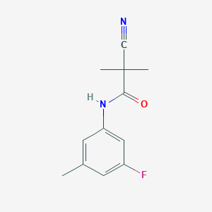 2-cyano-N-(3-fluoro-5-methylphenyl)-2-methylpropanamide