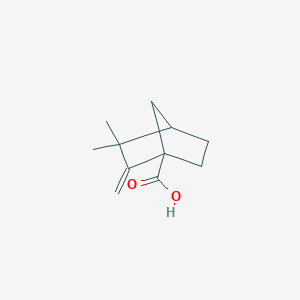 3,3-Dimethyl-2-methylenebicyclo[2.2.1]heptane-1-carboxylic acid