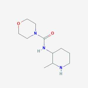 molecular formula C11H21N3O2 B7606025 N-(2-methylpiperidin-3-yl)morpholine-4-carboxamide 