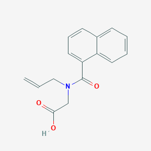 2-[Naphthalene-1-carbonyl(prop-2-enyl)amino]acetic acid