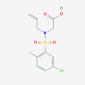 2-[(5-Chloro-2-methylphenyl)sulfonyl-prop-2-enylamino]acetic acid