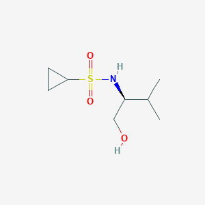 N-[(2S)-1-hydroxy-3-methylbutan-2-yl]cyclopropanesulfonamide