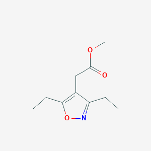 Methyl 2-(3,5-diethyl-1,2-oxazol-4-yl)acetate