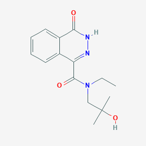 N-ethyl-N-(2-hydroxy-2-methylpropyl)-4-oxo-3H-phthalazine-1-carboxamide