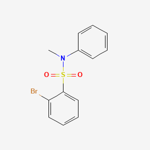 molecular formula C13H12BrNO2S B7606512 2-溴-N-甲基苯磺酰苯胺 