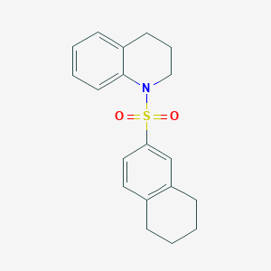 1-(5,6,7,8-tetrahydronaphthalen-2-ylsulfonyl)-3,4-dihydro-2H-quinoline