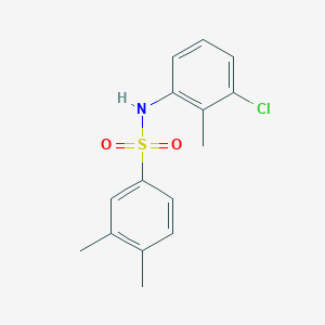 N-(3-chloro-2-methylphenyl)-3,4-dimethylbenzenesulfonamide