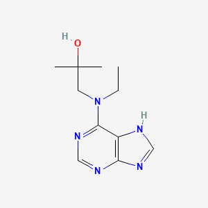 1-[ethyl(7H-purin-6-yl)amino]-2-methylpropan-2-ol