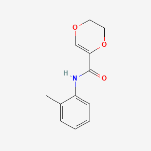 N-(2-methylphenyl)-2,3-dihydro-1,4-dioxine-5-carboxamide