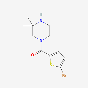 (5-Bromothiophen-2-yl)-(3,3-dimethylpiperazin-1-yl)methanone