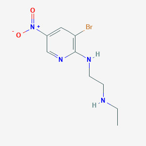 N'-(3-bromo-5-nitropyridin-2-yl)-N-ethylethane-1,2-diamine