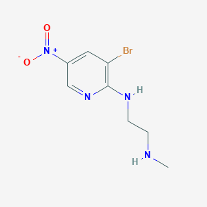 N'-(3-bromo-5-nitropyridin-2-yl)-N-methylethane-1,2-diamine