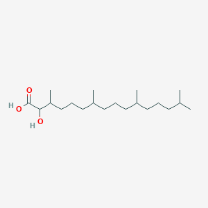 molecular formula C20H40O3 B076070 2-Hydroxyphytanic acid CAS No. 14721-68-7