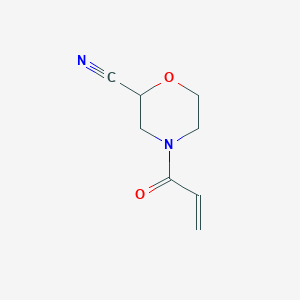 4-Prop-2-enoylmorpholine-2-carbonitrile