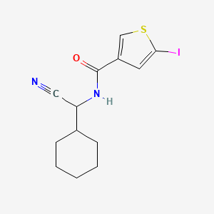 N-[cyano(cyclohexyl)methyl]-5-iodothiophene-3-carboxamide