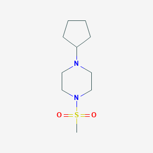 1-Cyclopentyl-4-(methylsulfonyl)piperazine