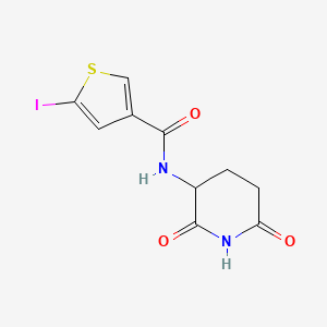 N-(2,6-dioxopiperidin-3-yl)-5-iodothiophene-3-carboxamide