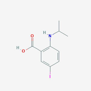 5-Iodo-2-(propan-2-ylamino)benzoic acid