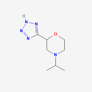 4-propan-2-yl-2-(2H-tetrazol-5-yl)morpholine