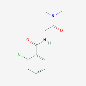 2-[(2-chlorophenyl)formamido]-N,N-dimethylacetamide