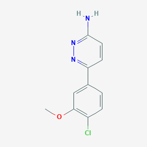 6-(4-Chloro-3-methoxyphenyl)pyridazin-3-amine