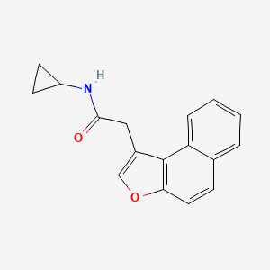 2-benzo[e][1]benzofuran-1-yl-N-cyclopropylacetamide