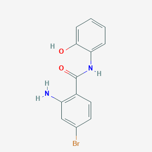 2-amino-4-bromo-N-(2-hydroxyphenyl)benzamide