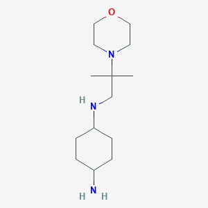 4-N-(2-methyl-2-morpholin-4-ylpropyl)cyclohexane-1,4-diamine