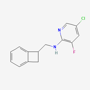 N-(7-bicyclo[4.2.0]octa-1,3,5-trienylmethyl)-5-chloro-3-fluoropyridin-2-amine