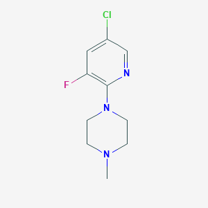 1-(5-Chloro-3-fluoropyridin-2-yl)-4-methylpiperazine