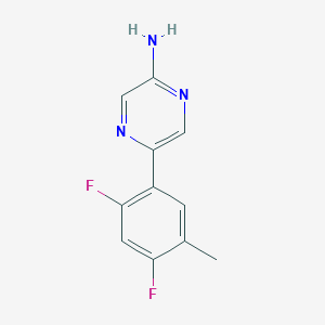 5-(2,4-Difluoro-5-methylphenyl)pyrazin-2-amine