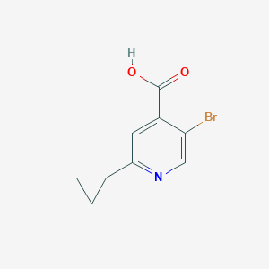 5-Bromo-2-cyclopropylisonicotinic Acid