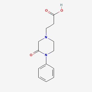 3-(3-Oxo-4-phenylpiperazin-1-yl)propanoic acid