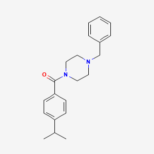 (4-Benzylpiperazin-1-yl)[4-(propan-2-yl)phenyl]methanone