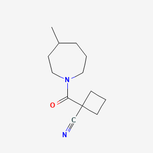 1-(4-Methylazepane-1-carbonyl)cyclobutane-1-carbonitrile